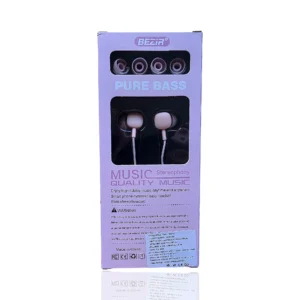 BEZIR BZ-210 Жични слушалки тип "тапи" с Pure Bass, микрофон и 3.5mm жак