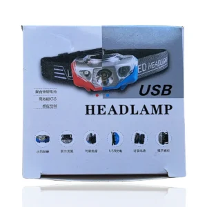Акумулаторен LED Челник със Сензор DH906 — Водоустойчив Фенер за Глава с Индукция